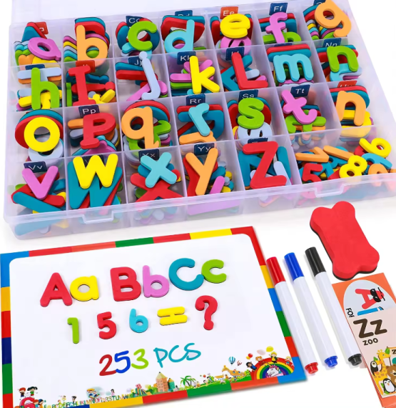 Magnetic Alphabets and Numbers